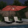 Parasol Roma Rouge 286 x 284 x 270 cm Aluminium et polyester 523353523353