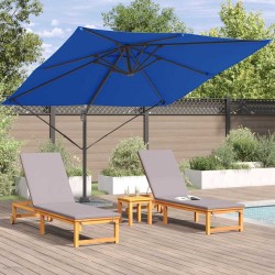 Parasol Roma Bleu 286 x 284 x 265 cm Aluminium et polyester 523354523354