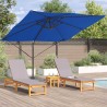 Parasol Roma Bleu 286 x 284 x 265 cm Aluminium et polyester 523354523354