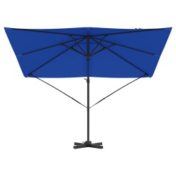 Parasol Roma Bleu 286 x 284 x 265 cm Aluminium et polyester 523354523354