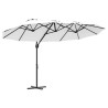 Parasol Sable 372 x 198 x 243 cm Polyester et Aluminium 523357523357