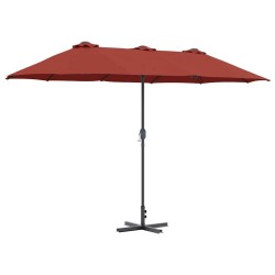 Parasol de jardin Terre cuite 370 x 197 x 239 cm 523358523358