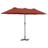 Parasol de jardin Terre cuite 370 x 197 x 239 cm 523358523358