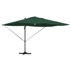 Parasol Vert 351 x 250 x 253 cm Polyester et Aluminium 523359523359