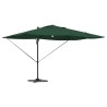 Parasol Vert 351 x 250 x 253 cm Polyester et Aluminium 523359523359