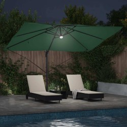 Parasol Vert 351 x 250 x 253 cm Polyester et Aluminium 523359523359