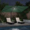 Parasol Vert 351 x 250 x 253 cm Polyester et Aluminium 523359523359