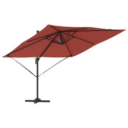 Parasol Roma Rouge 286 x 284 x 265 cm Aluminium et polyester 523360523360