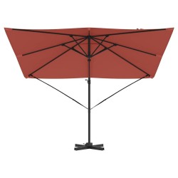 Parasol Roma Rouge 286 x 284 x 265 cm Aluminium et polyester 523360523360
