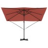 Parasol Roma Rouge 286 x 284 x 265 cm Aluminium et polyester 523360523360