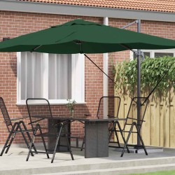 Parasol Vert 351 x 250 x 260 cm Polyester et Aluminium 523363523363
