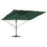 Parasol Vert 351 x 250 x 260 cm Polyester et Aluminium 523363523363