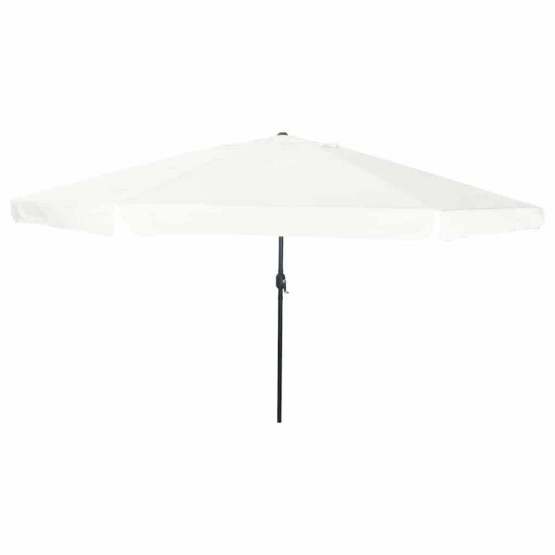 Parasol de jardin Sable 394 x 394 x 248 cm Polyester et Acier 523380523380