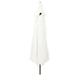 Parasol de jardin Sable 394 x 394 x 248 cm Polyester et Acier 523380523380