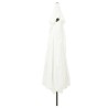 Parasol de jardin Sable 394 x 394 x 248 cm Polyester et Acier 523380523380