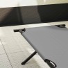 Lit de camping pliant Gris 210 x 80 x 46 cm Tissu Oxford 523419523419