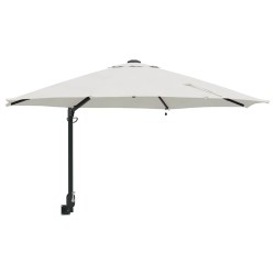Parasol de jardin Sable 248 x 248 x 148 cm Polyester et Acier 523429523429