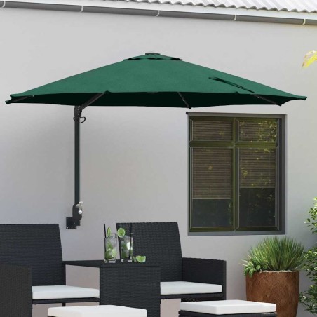 Parasol de jardin Vert 248 x 248 x 148 cm Polyester et Acier 523435523435