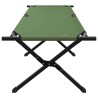 Lit de camping pliant 2 pcs Vert 193 x 69 x 45 cm Tissu Oxford 523436523436