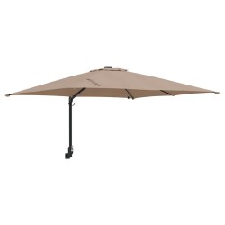 Parasol de jardin Taupe 248,5 x 247,5 x 160 cm 523442523442