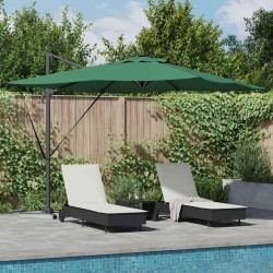 Parasol Vert 286 x 284 x 270 cm Aluminium et polyester 523445523445