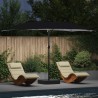 Parasol de jardin Noir 385 x 209 x 244 cm Polyester 523447523447