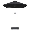 Parasol de jardin Noir 385 x 209 x 244 cm Polyester 523447523447