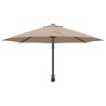 Parasol de jardin Taupe 248 x 248 x 148 cm Polyester et Acier 523450523450