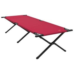 Lit de camping pliant Rouge 210 x 80 x 46 cm Tissu Oxford 523452523452