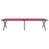 Lit de camping pliant Rouge 210 x 80 x 46 cm Tissu Oxford 523452523452