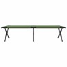 Lit de camping pliant Vert 210 x 80 x 46 cm Tissu Oxford 523453523453