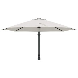 Parasol de jardin Sable 248 x 248 x 148 cm Polyester et Acier 523458523458