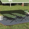 Lit de camping pliant 2 pcs Vert 210 x 80 x 46 cm Tissu Oxford 523459523459