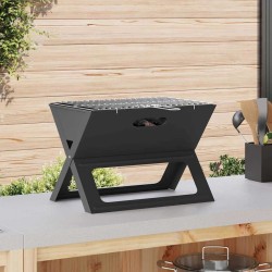 Grill extérieur Noir 46 x 31 x 31 cm Acier 523464523464
