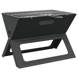 Grill extérieur Noir 46 x 31 x 31 cm Acier 523464523464