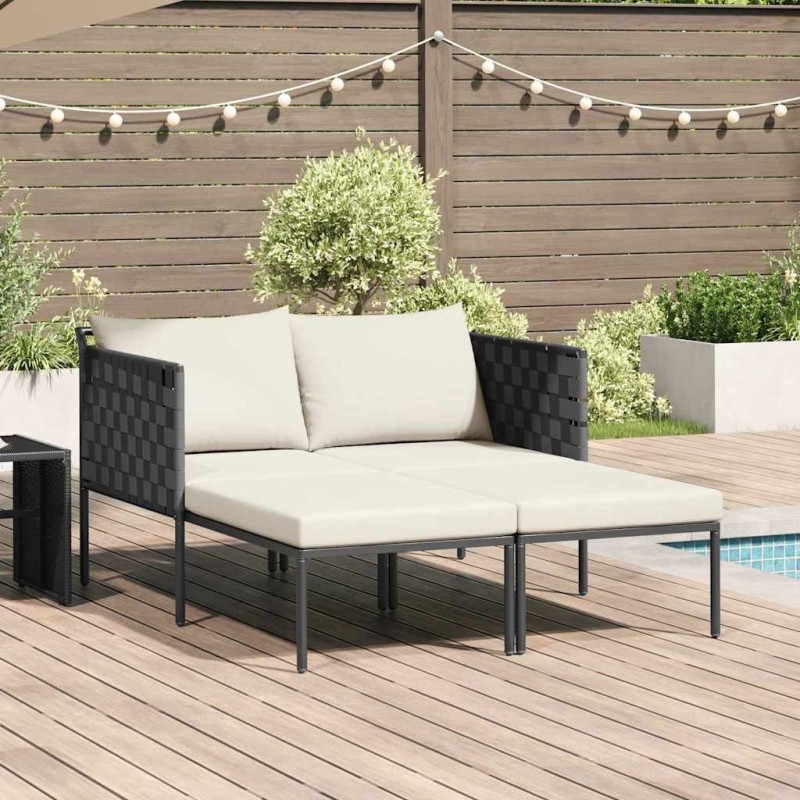 Transat Anthracite 153 x 115 x 69.5 cm Acier enduit de poudre 523467523467