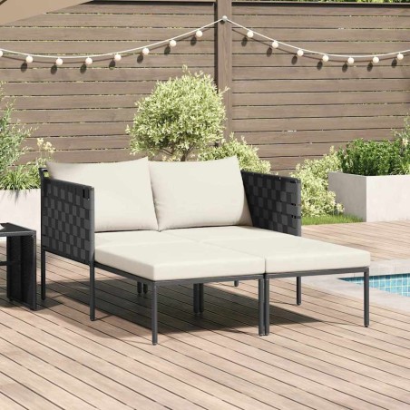 Transat Anthracite 153 x 115 x 69.5 cm Acier enduit de poudre 523467523467
