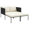 Transat Anthracite 153 x 115 x 69.5 cm Acier enduit de poudre 523467523467
