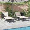 Transat Anthracite 153 x 115 x 69.5 cm Acier enduit de poudre 523467523467