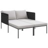 Transat Anthracite 153 x 115 x 69.5 cm Acier enduit de poudre 523469523469