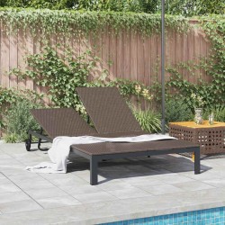 Transat Marron 206 x 115 x 75 cm polyrotin 523470523470
