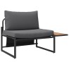 Ensemble de canapé de jardin 2 pcs Anthracite Acier 523487523487