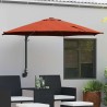 Parasol de jardin Terre cuite 248 x 248 x 148 cm 523490523490