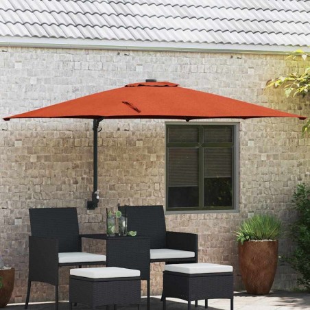 Parasol de jardin Terre cuite 248,5 x 247,5 x 160 cm 523492523492