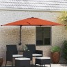 Parasol de jardin Terre cuite 248,5 x 247,5 x 160 cm 523492523492