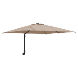 Parasol de jardin Taupe 248,5 x 247,5 x 160 cm 523494523494