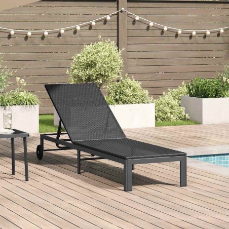 Transat Noir 206 x 62.5 x 74 cm polyrotin 523497523497