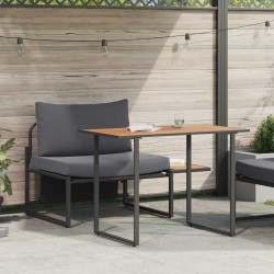 Mobilier de Patio en Acier 2 pcs Anthracite Acier 523500523500