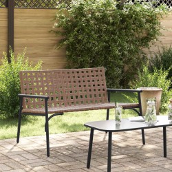 Chaise de jardin Marron 110,5 x 79 x 75,5 cm polyrotin 523503523503