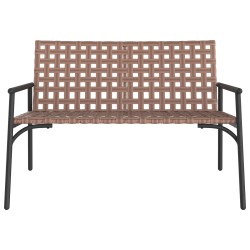 Chaise de jardin Marron 110,5 x 79 x 75,5 cm polyrotin 523503523503